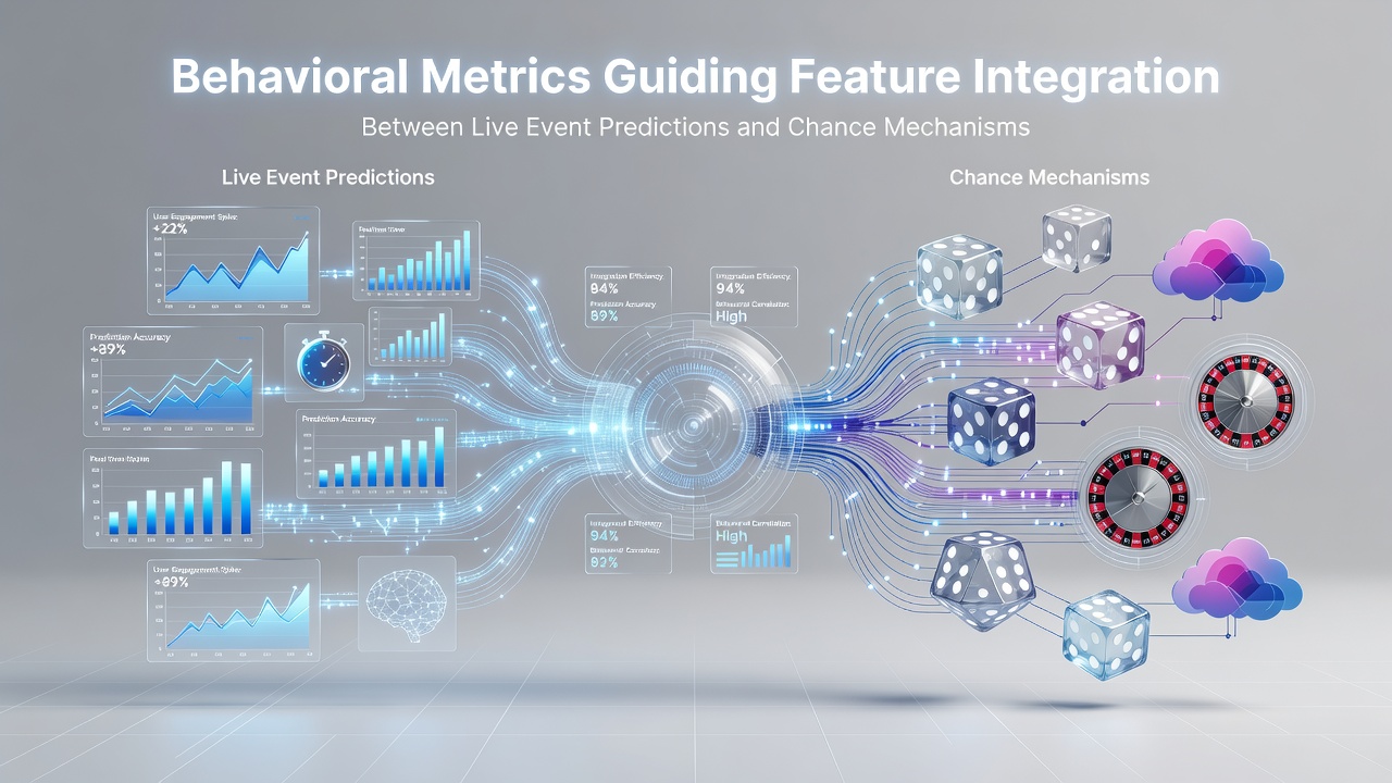 Mobile interface showing synchronized live event data streams and randomized outcome displays on a smartphone screen