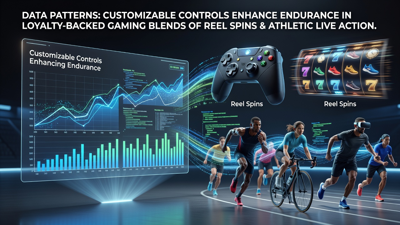 Analytics dashboard displaying session endurance metrics for hybrid reel spin and live sports gaming platforms