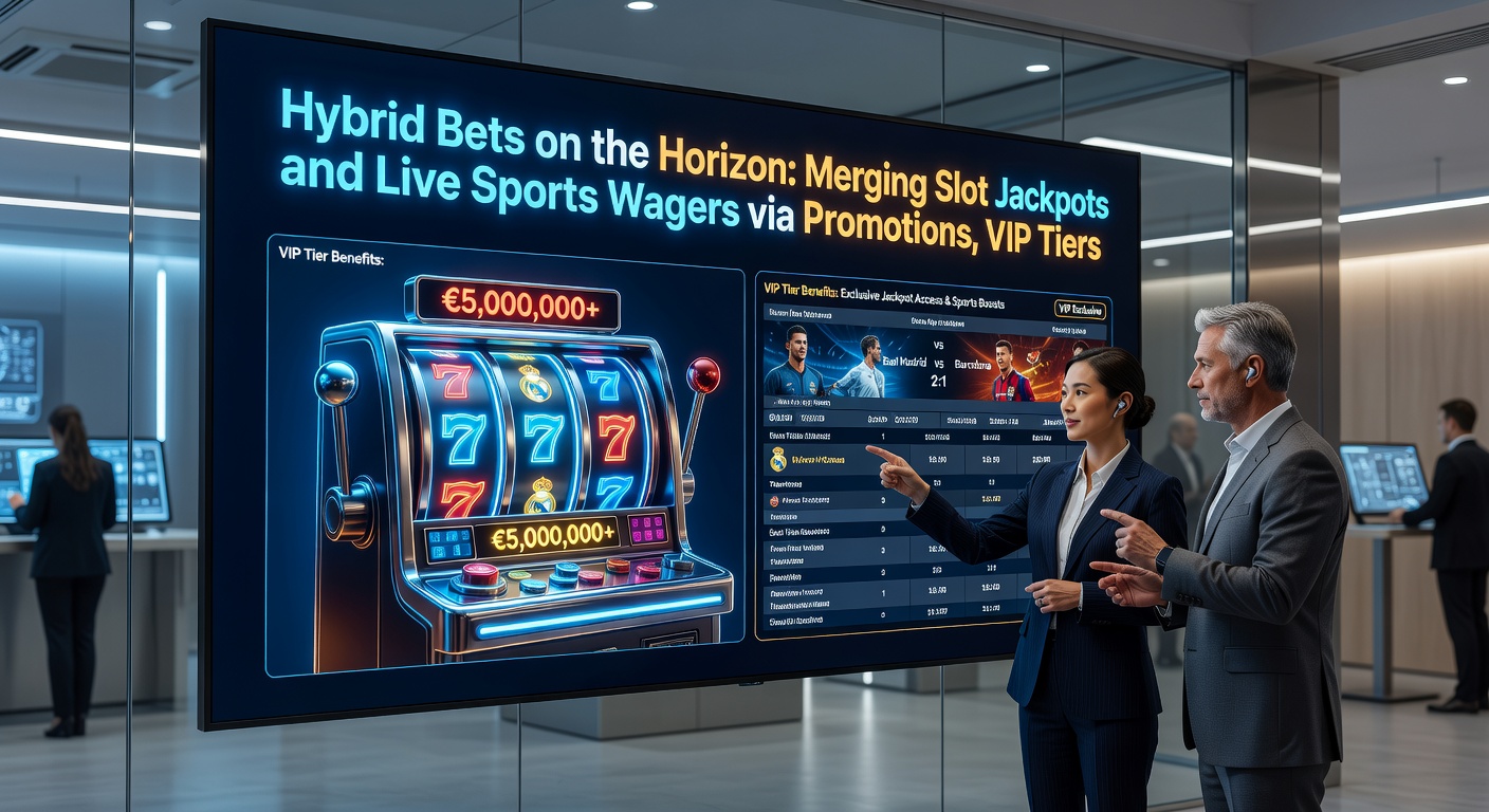 VIP dashboard on a betting app displaying tiered rewards, secure payment icons, and hybrid bet slips combining a slot jackpot entry with live soccer odds