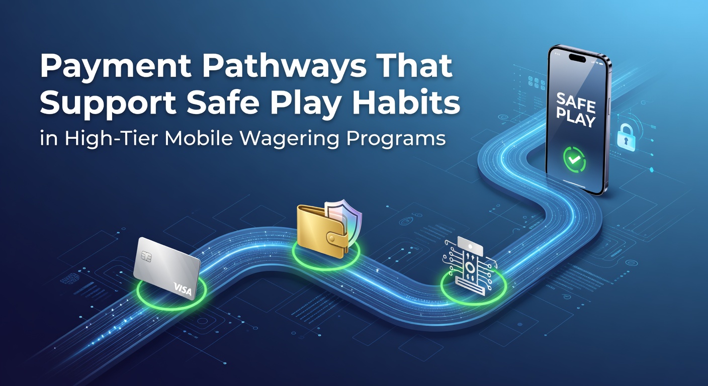 Mobile wagering interface showing secure payment options integrated with play limit settings