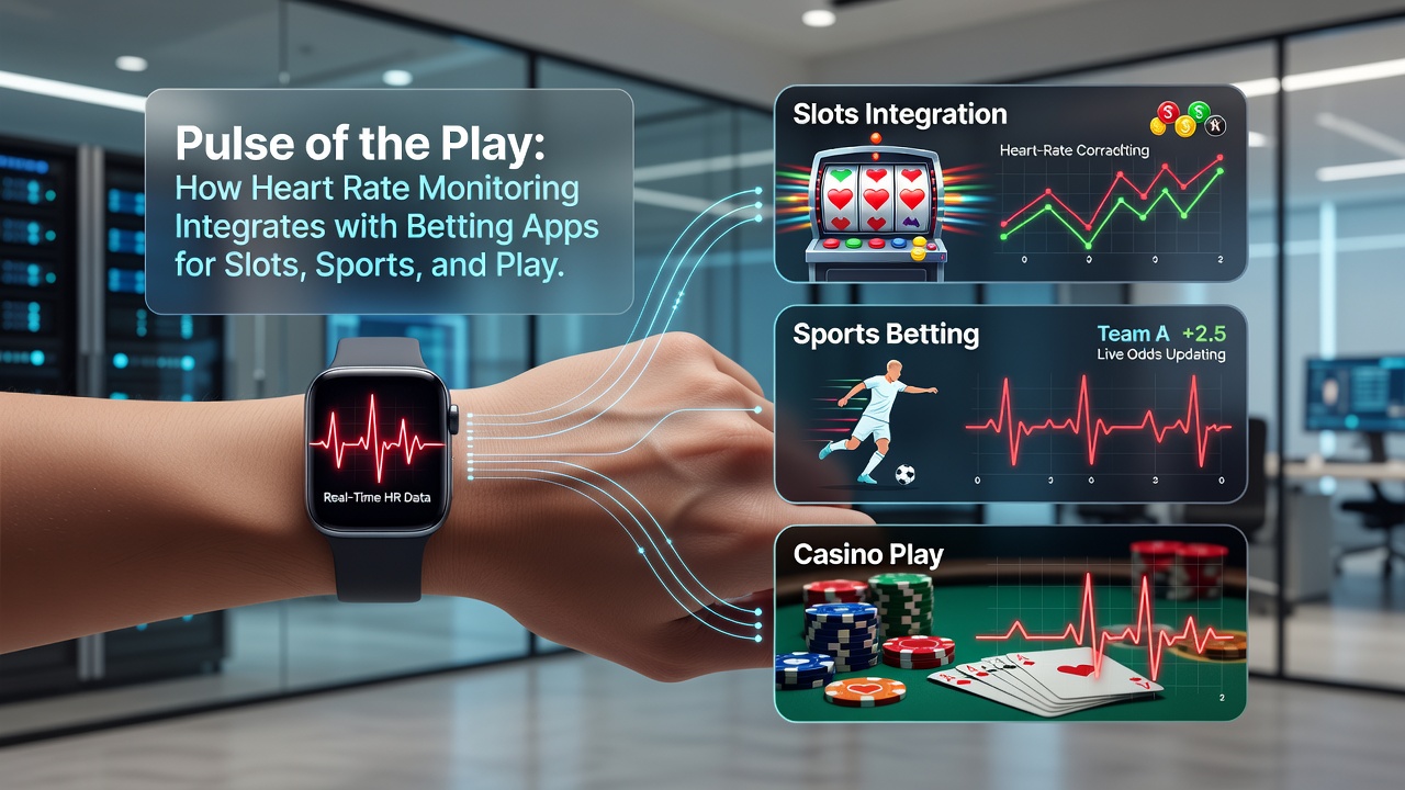 Mobile screen showing heart rate alert overlay on a sports betting interface with real-time stats