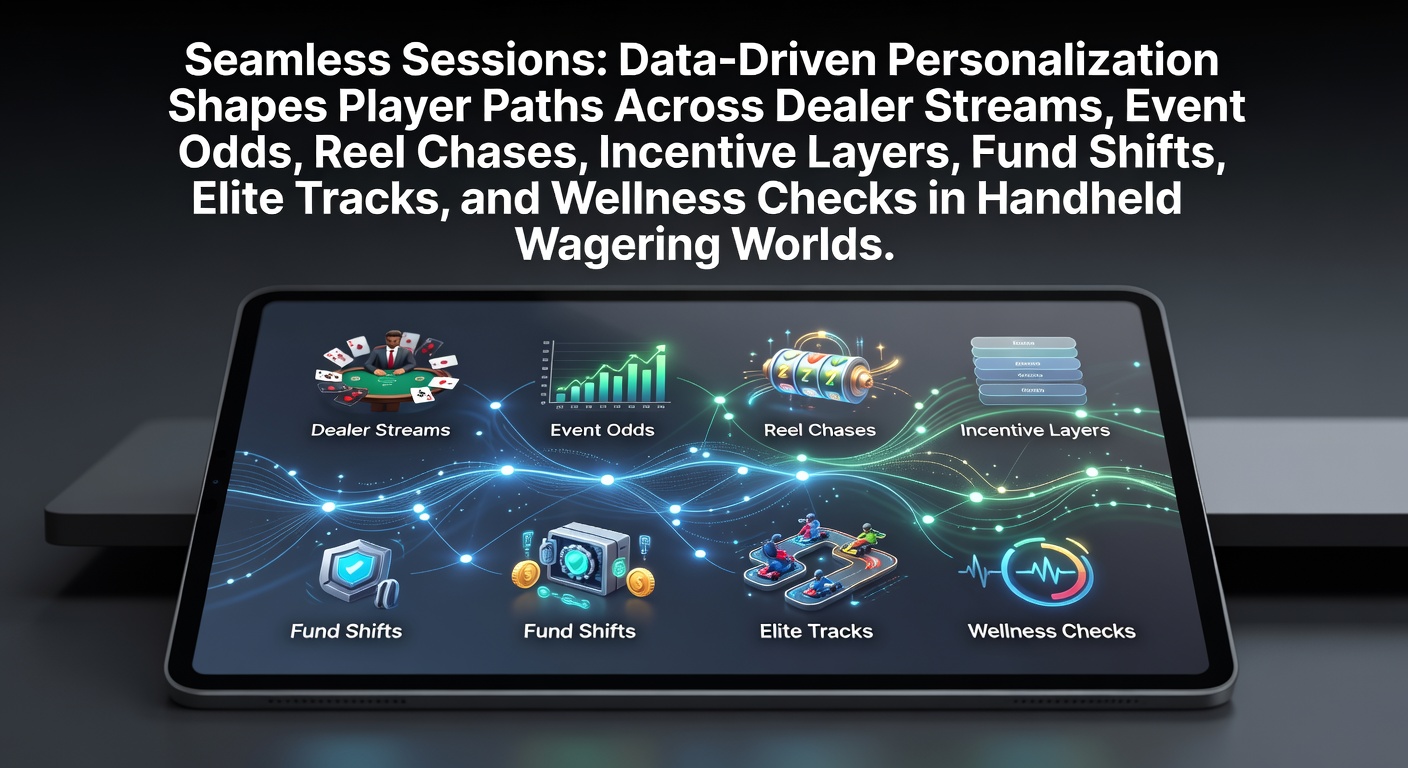 Mobile screen displaying personalized betting interface with live dealer stream, sports odds, and slot reels in a seamless session