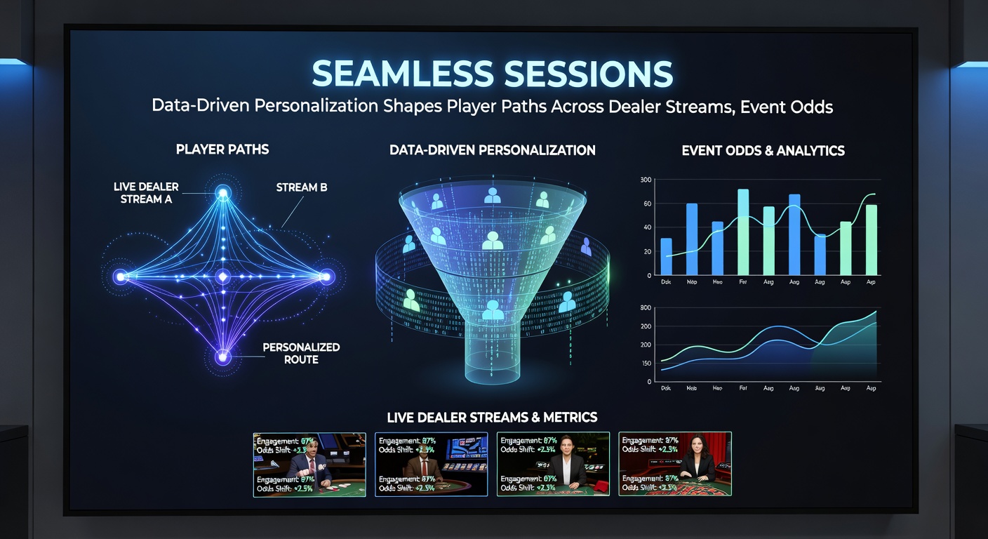 Data dashboard visualizing player personalization paths connecting slots, sports odds, and VIP tracks in mobile wagering