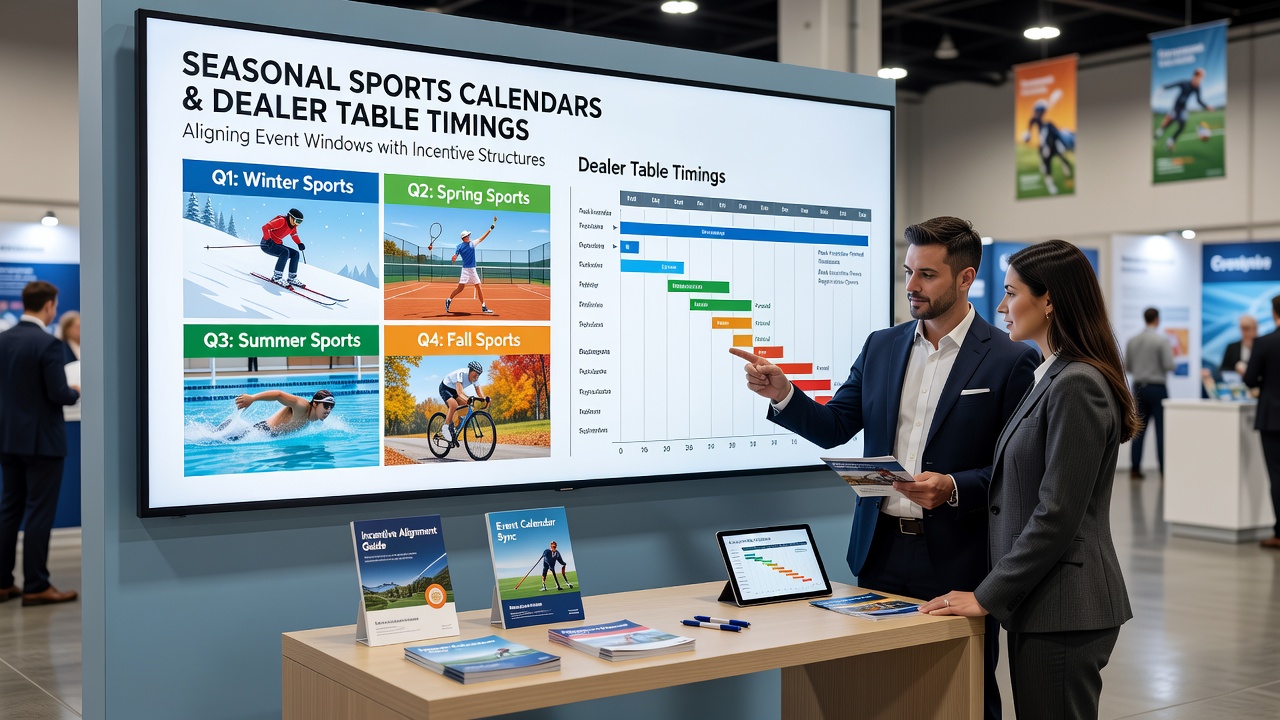 Dealer table schedules synchronized with seasonal sports calendars and player account tools
